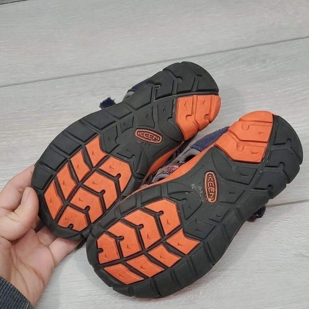 Keen Kids Boys Outdoor Hiking Comfort Hook&loop Waterproof San shoes sz 11